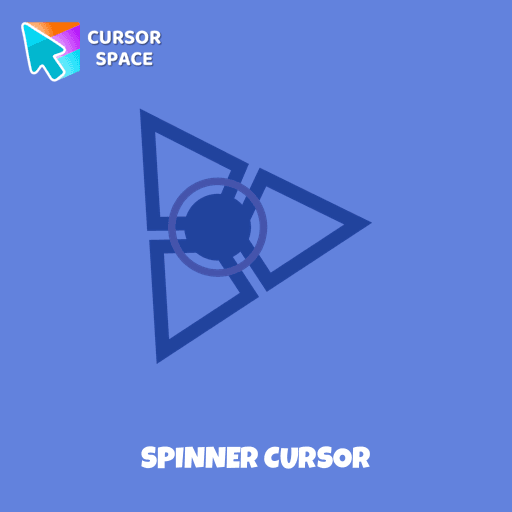 Spinner cursor arrow cursor